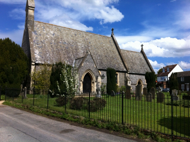 Picture of Holy Trinity church from Church Road